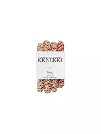 KKNEKKI | Goma para el pelo, paquete de 4, BUNDLE 31 | rosa